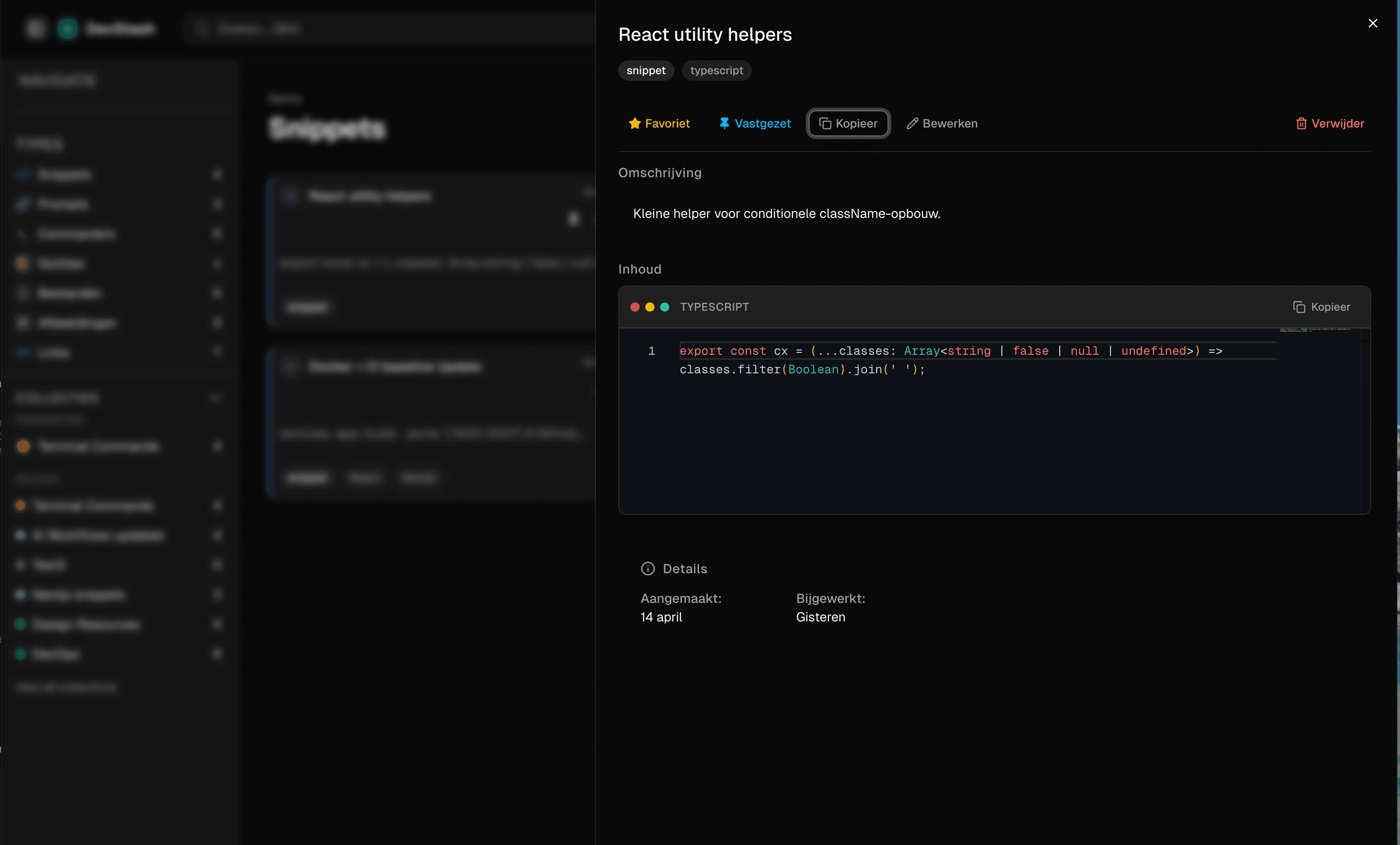 DevStash preview 2